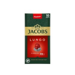 Kávékapszula, Nespresso kompatibilis Jacobs Lungo 6 Classico 10db kapszula Kapszulás kávék Jacobs