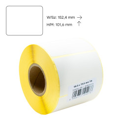 Etikett címke thermo, 50x75mm, tekercses, 1000 címke/tekercs fehér Író- irodaszer, papíráru Egyéb