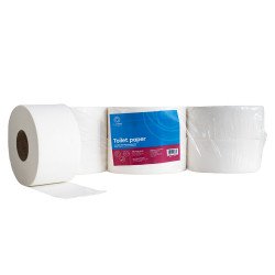 Toalettpapír 2 rétegű közületi átmérő: 23 cm 100 % cellulóz 170 m/tekercs 6 tekercs/karton Bluering® hófehér Iroda üzemeltetés, munkavédelem Bluering