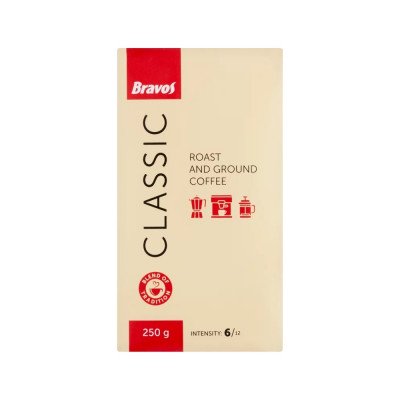 Kávé őrölt 250g Bravos Classic Kávé őrölt 250g Bravos Classic