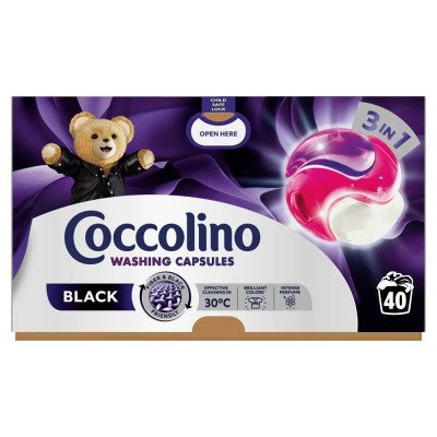 Mosókapszula 39 db/doboz Coccolino 3in1 Black