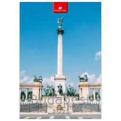 Falinaptár képes 230 x 330 mm, fehér lapokkal Budapest Dayliner 2026. Író- irodaszer, papíráru Dayliner