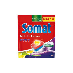 Mosogatógép tabletta 75 db/doboz All in One Somat Lemon&Lime Iroda üzemeltetés, munkavédelem Somat