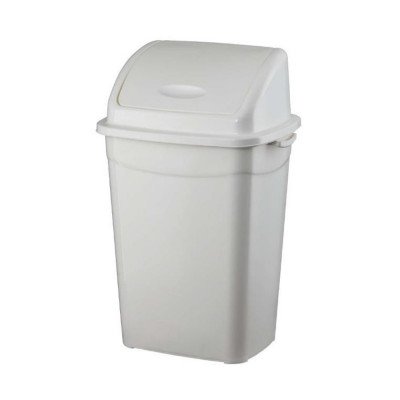 Szemetes kuka billenő fedéllel műanyag 26 literes szürke/antracit UP120P