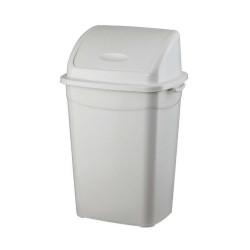 Szemetes kuka billenő fedéllel műanyag 26 literes szürke/antracit UP120P Író- irodaszer, papíráru Planet