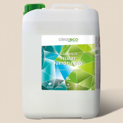 Fertőtlenítő hatású tisztítószer 5 liter Cleaneco Iroda üzemeltetés, munkavédelem Cleaneco