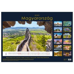Falinaptár képes 340 × 485 mm, fehér lapokkal Magyarország Dayliner 2026. Író- irodaszer, papíráru Dayliner