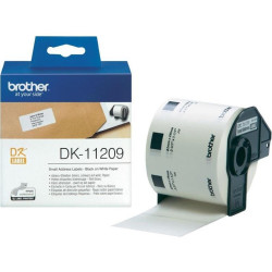 Brother DK11209 etikett 29x62mm 800 db etikett/doboz fekete ORIGINAL Író- irodaszer, papíráru Brother