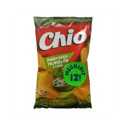 Chips, 40 g, Chio hagymás-tejfölös Sós krékerek , chipsek Chio