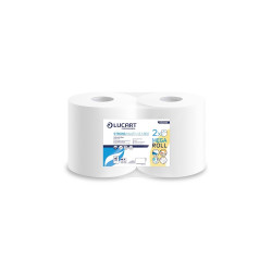 Kéztörlő 2 rétegű tekercses átmérő: 28 cm 100% cellulóz belső magos 2 tekercs/karton Strong Lucart Multi-Use_852698A Iroda üzemeltetés, munkavédelem Lucart