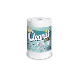 Háztartási papírtörlő kéztörlő 2 rétegű 700 lapos 6 tekercs/karton Cleanit XXL1000 Lucart_821723 Iroda üzemeltetés, munkavédelem Lucart
