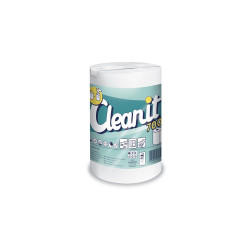 Háztartási papírtörlő kéztörlő 2 rétegű 476 lapos 6 tekercs/karton Cleanit 700 Lucart_821724 Iroda üzemeltetés, munkavédelem Lucart