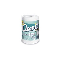 Háztartási papírtörlő kéztörlő 2 rétegű 476 lapos 6 tekercs/karton Cleanit 700 Lucart_821724 Iroda üzemeltetés, munkavédelem Lucart