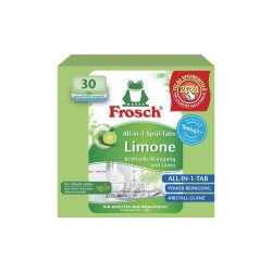 Mosogatógép tabletta 30 db/doboz Frosch zöldcitrom Iroda üzemeltetés, munkavédelem Frosch