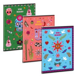 Füzet iskolai A4, 40lap, vonalas Ars Una VIVA MEXICO 10db/csomag Író- irodaszer, papíráru Ars Una