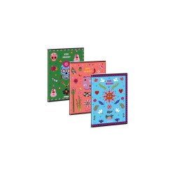 Füzet iskolai A4, 40lap, sima Ars Una  VIVA MEXICO 10db/csomag Író- irodaszer, papíráru Ars Una