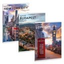 Füzet iskolai A4, 40lap, kockás extra kapcsos Ars Una CITYSCAPE 10db/csomag