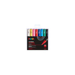 Dekormarker 0,7-1mm, Uni-Posca PC-1M, 8 db-os készlet Író- irodaszer, papíráru Uni