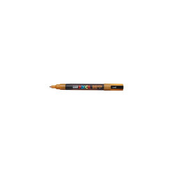 Dekormarker 0,9-1,3mm, Uni-Posca PC-3ML csillámló narancs