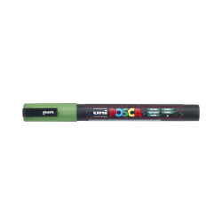 Dekormarker 0,9-1,3mm, Uni-Posca PC-3ML csillámló zöld Író- irodaszer, papíráru Uni