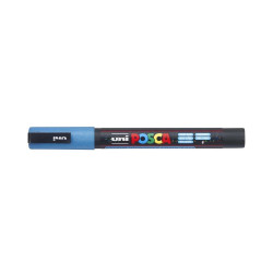 Dekormarker 0,9-1,3mm, Uni-Posca PC-3ML csillámló világoskék Író- irodaszer, papíráru Uni
