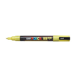 Dekormarker 0,9-1,3mm, Uni-Posca PC-3ML csillámló sárga Író- irodaszer, papíráru Uni