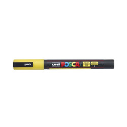 Dekormarker 0,9-1,3mm, Uni-Posca PC-3ML csillámló sárga Író- irodaszer, papíráru Uni