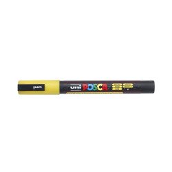 Dekormarker 0,9-1,3mm, Uni-Posca PC-3ML csillámló sárga Író- irodaszer, papíráru Uni