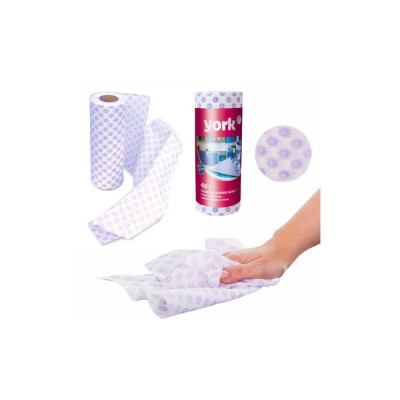 Törlőkendő általános tekercses 40 lap/tekercs York_021100