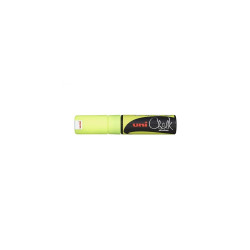 Krétamarker folyékony 8mm, Uni-Posca PWE-8K fluor sárga Író- irodaszer, papíráru Uni