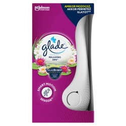 Légfrissítő készülék + utántöltő 18 ml Glade® Sense&Spray Relaxing Zen/Japán kert Iroda üzemeltetés, munkavédelem Glade