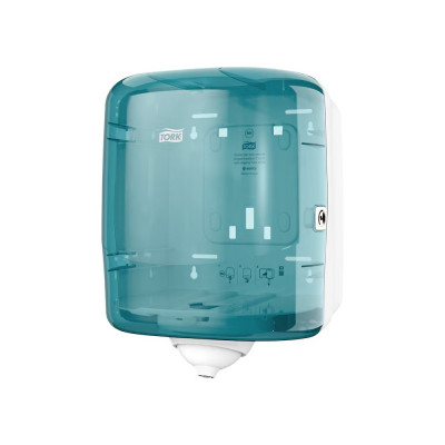 Adagoló laponkénti belsőmag adagolású törlőkhöz műanyag M4 Reflex™ Tork_473180 türkiz/fehér