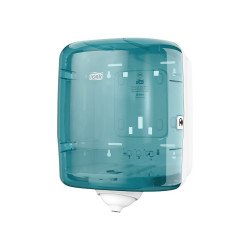 Adagoló laponkénti belsőmag adagolású törlőkhöz műanyag M4 Reflex™ Tork_473180 türkiz/fehér Adagolók, tárolók, készülékek Tork