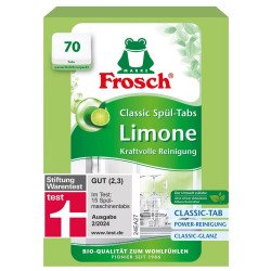 Mosogatógép tabletta 70 db/doboz Frosch Zöldcitrom Iroda üzemeltetés, munkavédelem Frosch