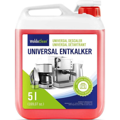 Vízkőoldó 5 liter háztartási kisgépekhez WoldoClean Vízkőoldó 5 liter háztartási kisgépekhez WoldoClean
