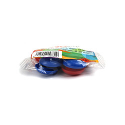 Mágnes 30mm, 10 db/csomag, Evo 5 klf. Szín Irodatechnika, kellékei Evo