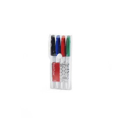 Táblamarker 3mm kerek 4-es klt fekete kék piros zöld színek Egyedi Táblamarker 3mm kerek 4-es klt fekete kék piros zöld színek Egyedi