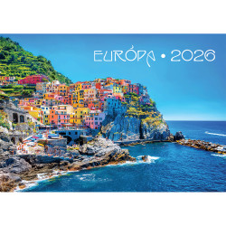 Falinaptár képes 460x320mm, Európa Realsystem 2026. Író- irodaszer, papíráru Realsystem