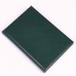 Határidőnapló Standard B/5, napi fehér lapokkal zöld Realsystem 2026. Író- irodaszer, papíráru Realsystem