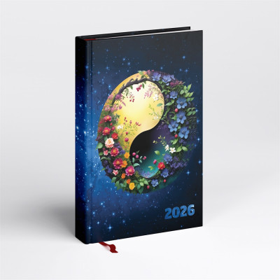 Határidőnapló Picture A/5, napi fehér lapokkal jinjang Realsystem 2026.