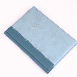 Határidőnapló Linett A/5, napi fehér lapokkal kék-türkiz Realsystem 2026. Író- irodaszer, papíráru Realsystem