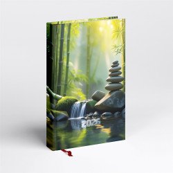 Határidőnapló Picture A/5, napi fehér lapokkal meditáció Realsystem 2026. Író- irodaszer, papíráru Realsystem