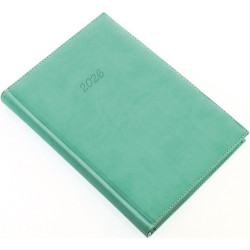 Határidőnapló Bolero P A/5, napi krémszínű lapokkal türkiz Realsystem 2026. Író- irodaszer, papíráru Realsystem