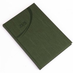 Határidőnapló Fashion B/5 heti + napló fehér lapokkal zöld Realsystem 2026. Író- irodaszer, papíráru Realsystem