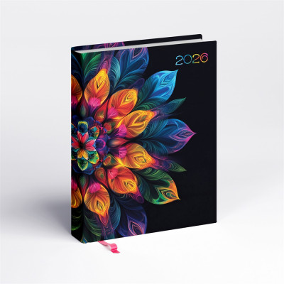 Határidőnapló Librobella hölgyeknek B/6, napi mandala Realsystem 2026.