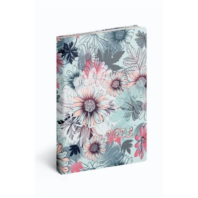 Zsebnaptár álló Fiestina hölgyeknek B/6, heti floral Realsystem 2026.