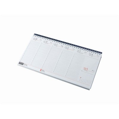 Asztali naptár 320mmx155mm, fehérlapok fekvő kék műbörrel borított tartóval Realsystem 2026. Asztali naptár 320mmx155mm, fehérlapok fekvő kék műbörrel borított tartóval Realsystem 2026.