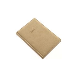 Határidőnapló Bolero A/5, napi krémszínű lapokkal drapp Realsystem 2026. Író- irodaszer, papíráru Realsystem