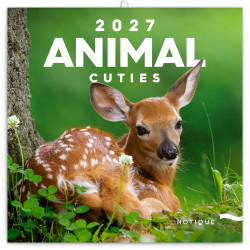 Falinaptár képes lemeznaptár 300x300mm, Animal Cuties Realsystem 2027.