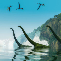 Falinaptár képes lemeznaptár 300x300mm, Dinosaurs Realsystem 2027.